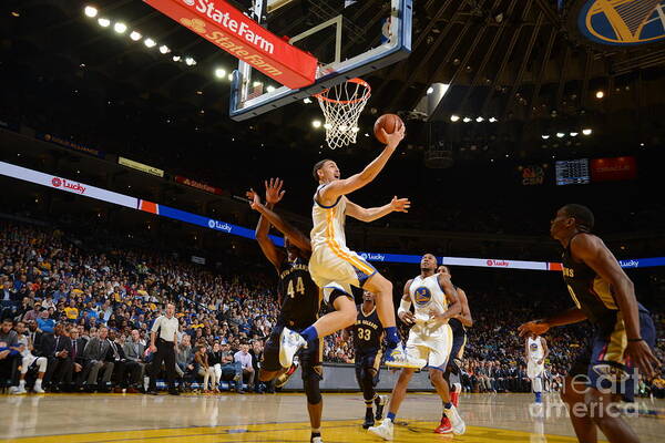 Klay Thompson Poster featuring the photograph Klay Thompson #14 by Noah Graham