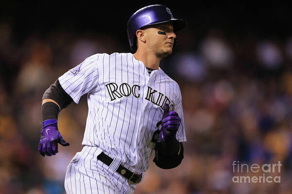 National League Baseball Poster featuring the photograph Troy Tulowitzki #16 by Doug Pensinger