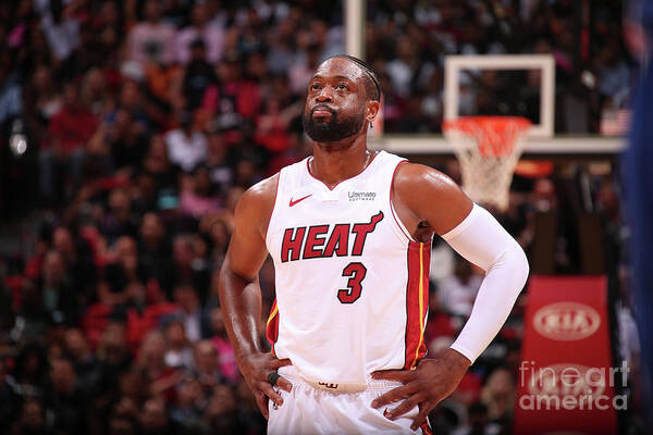 Dwyane Wade Poster featuring the photograph Dwyane Wade #19 by Issac Baldizon