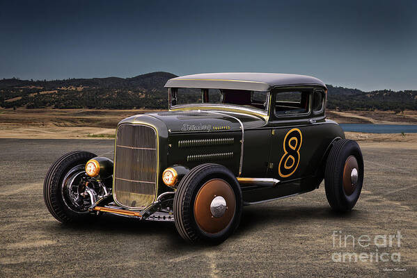 1930.31 Ford Coupe Poster featuring the photograph 1930-31 Ford 'Stromberg Equipped' Coupe by Dave Koontz