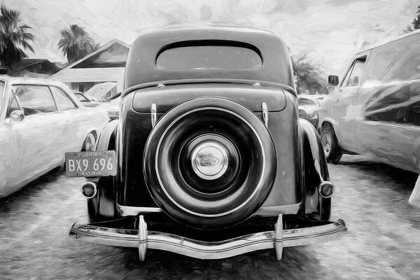 1936 Ford Poster featuring the photograph 1936 Ford Sedan Humpback X116 by Rich Franco