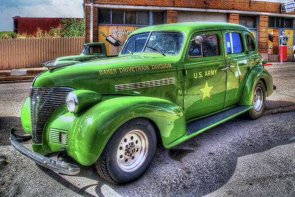 Arizona; Lowell; Classic Car; Automobile; Transportation; Antique; Nostalgia; 1938 Chevrolet; Sedan Poster featuring the photograph 1938 Chevrolet Sedan by Robert Harris