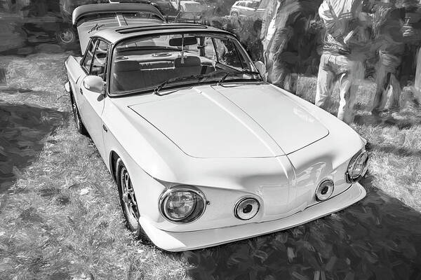 1968 Volkswagen Karmann Ghia T34 Coupe Poster featuring the photograph 1968 Volkswagen Karmann Ghia T34 Coupe X103 by Rich Franco