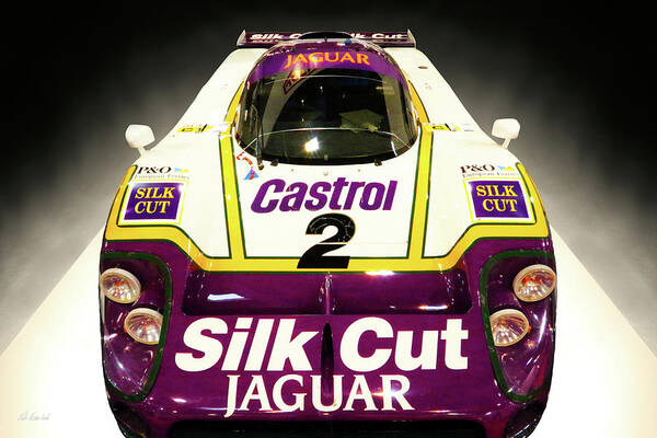 1988 Poster featuring the photograph 1988 Jaguar XJR-9 Le Mans by Peter Kraaibeek