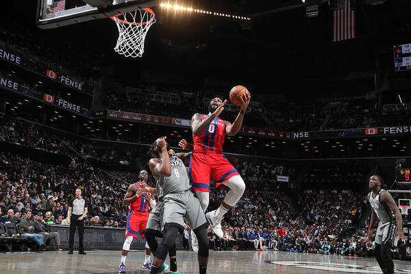 Andre Drummond Poster featuring the photograph Andre Drummond #2 by Nathaniel S. Butler