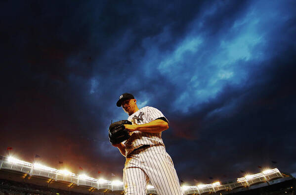 Brett Gardner Poster featuring the photograph Brett Gardner #2 by Al Bello