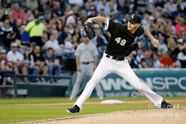 Second Inning Poster featuring the photograph Chris Sale #2 by Jon Durr