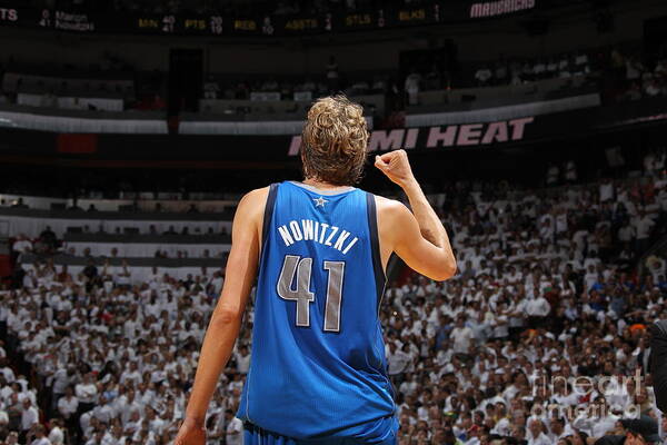 Playoffs Poster featuring the photograph Dirk Nowitzki #2 by Nathaniel S. Butler