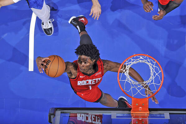 Nba Pro Basketball Poster featuring the photograph Houston Rockets v Orlando Magic #2 by Gary Bassing