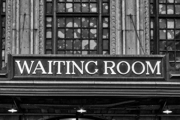 Lackawanna Waiting Room Poster featuring the photograph Lackawanna RR Waiting Room #2 by Susan Candelario