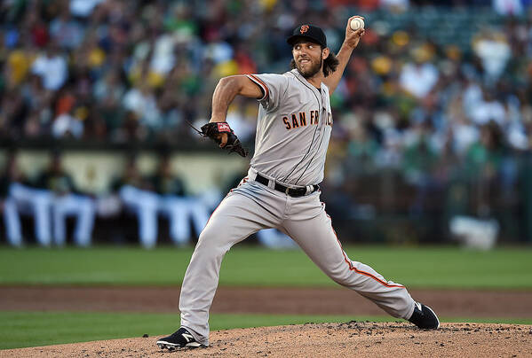 American League Baseball Poster featuring the photograph Madison Bumgarner #2 by Thearon W. Henderson