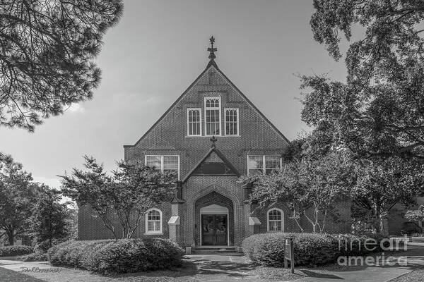 Mercer University Poster featuring the photograph Mercer University Groover Hall by University Icons