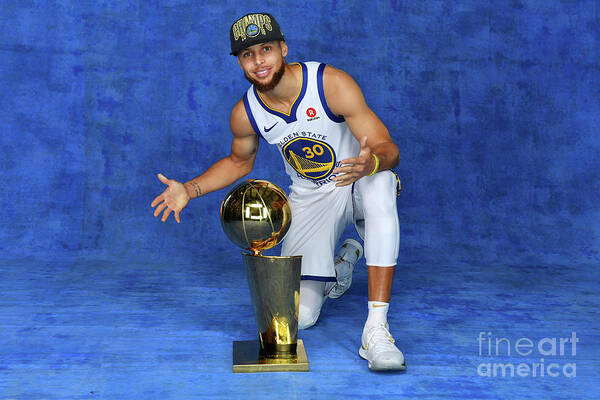 Playoffs Poster featuring the photograph Stephen Curry #2 by Jesse D. Garrabrant