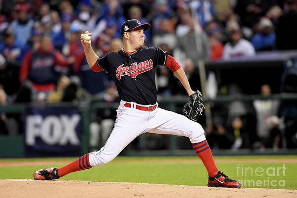 Game Two Poster featuring the photograph Trevor Bauer #2 by Jason Miller