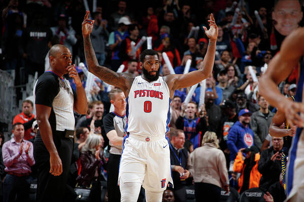 Andre Drummond Poster featuring the photograph Andre Drummond #3 by Brian Sevald