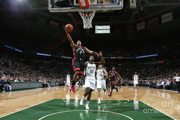 Kyle Lowry Poster featuring the photograph Kyle Lowry #3 by Nathaniel S. Butler
