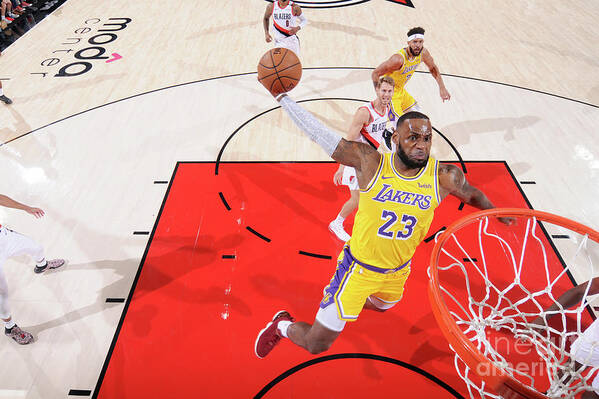 Lebron James Poster featuring the photograph Lebron James #3 by Sam Forencich