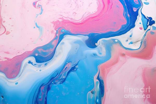 Abstract Painting Technique: Splashes of Colour Acrylic Painting