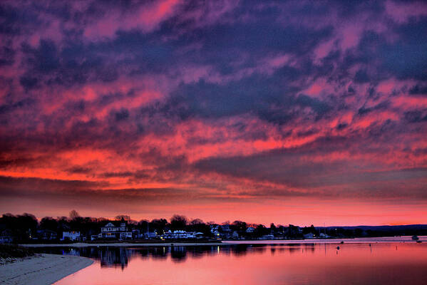 Sunrise Poster featuring the photograph Onset Bay Sunrise #3 by Bruce Gannon