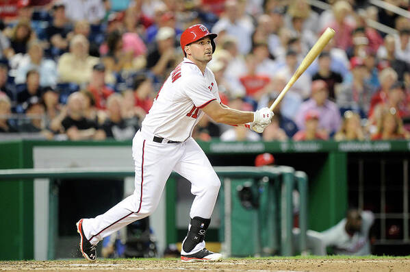American League Baseball Poster featuring the photograph Ryan Zimmerman #3 by Greg Fiume