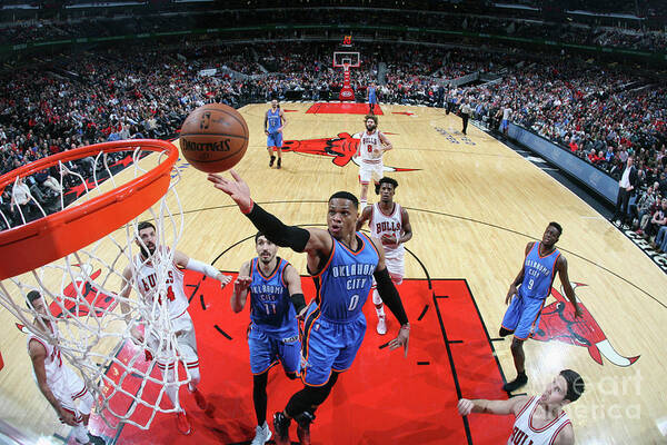 Russell Westbrook Poster featuring the photograph Russell Westbrook #36 by Layne Murdoch