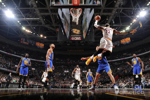 Lebron James Poster featuring the photograph Lebron James #39 by Andrew D. Bernstein