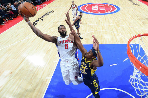 Andre Drummond Poster featuring the photograph Andre Drummond #4 by Chris Schwegler