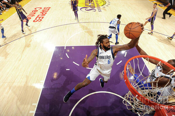 Deandre Jordan Poster featuring the photograph Deandre Jordan #4 by Juan Ocampo