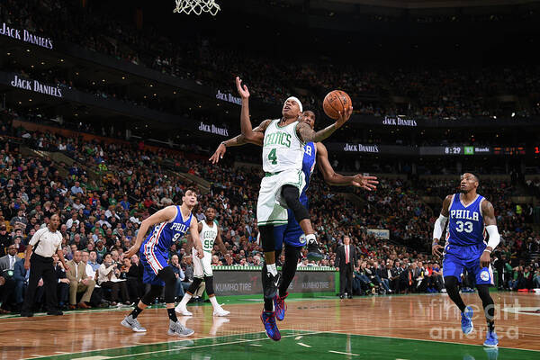 Isaiah Thomas Poster featuring the photograph Isaiah Thomas #4 by Brian Babineau