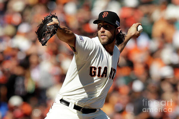 San Francisco Poster featuring the photograph Madison Bumgarner by Ezra Shaw