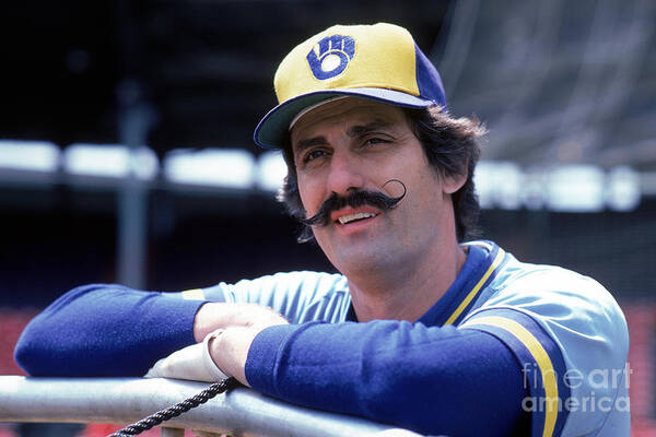 1980-1989 Poster featuring the photograph Rollie Fingers #4 by Rich Pilling