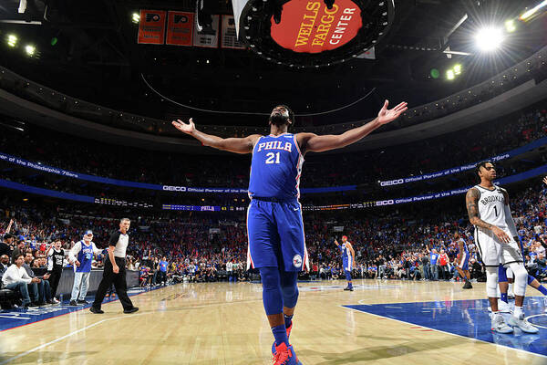 Joel Embiid Poster featuring the photograph Joel Embiid #42 by Jesse D. Garrabrant