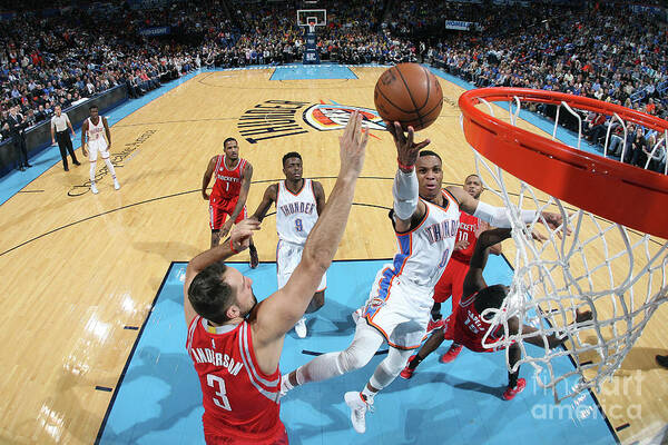 Russell Westbrook Poster featuring the photograph Russell Westbrook #42 by Layne Murdoch