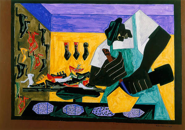Jacob Lawrence by Vintage Illustrations