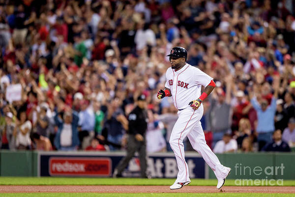 People Poster featuring the photograph David Ortiz #5 by Billie Weiss/boston Red Sox