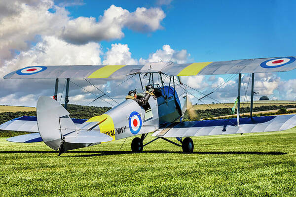 Tigermoth Poster featuring the photograph Tiger Moth #6 by Chris Smith