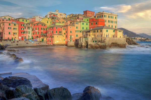 Boccadasse Poster featuring the photograph Boccadasse - Italy #6 by Joana Kruse