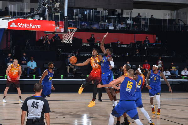 Donovan Mitchell Poster featuring the photograph Donovan Mitchell #6 by Garrett Ellwood