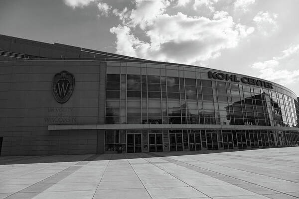 Badgers Poster featuring the photograph Kohl Center basketball arena for the University of Wisconsin #6 by Eldon McGraw