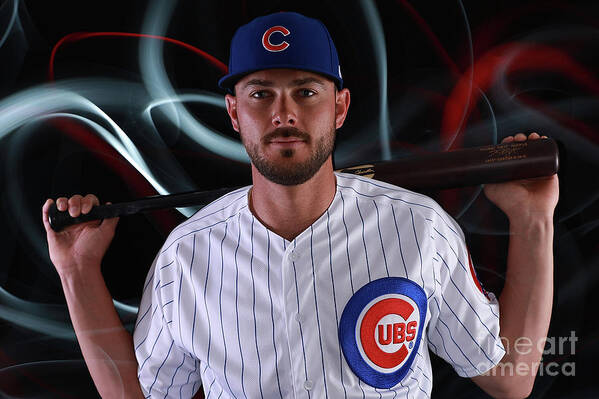 Media Day Poster featuring the photograph Kris Bryant #6 by Gregory Shamus