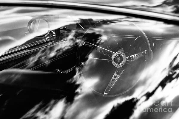 Mustang Poster featuring the photograph 66 Ford Mustang GT Monochrome by Tim Gainey