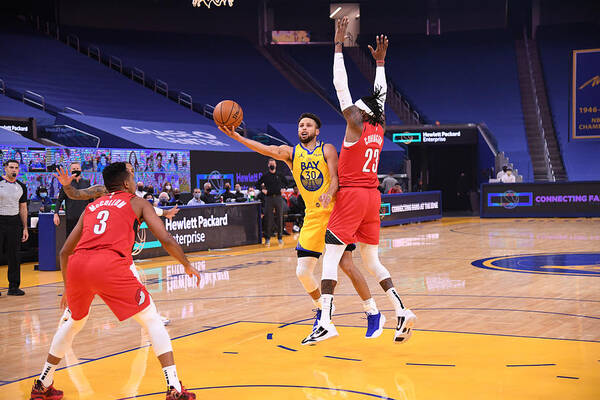 Stephen Curry Poster featuring the photograph Stephen Curry #68 by Noah Graham