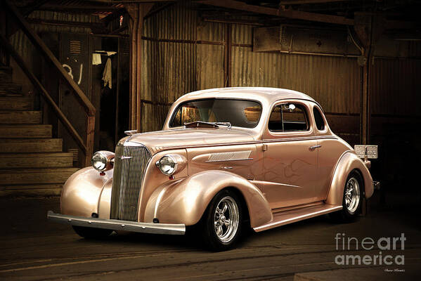1937 Chevrolet Master Deluxe Coupe Poster featuring the photograph 1937 Chevrolet Master Deluxe Coupe #7 by Dave Koontz