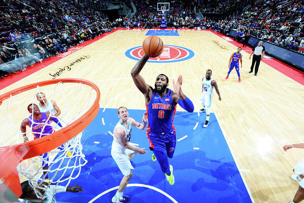Andre Drummond Poster featuring the photograph Andre Drummond #7 by Chris Schwegler