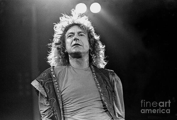 Singer Poster featuring the photograph Robert Plant #7 by Concert Photos