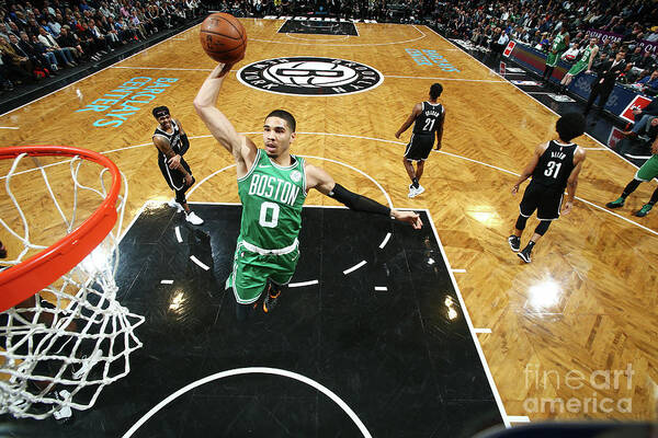 Jayson Tatum Poster featuring the photograph Jayson Tatum #8 by Nathaniel S. Butler