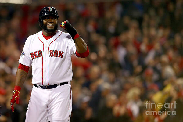 Playoffs Poster featuring the photograph David Ortiz #9 by Elsa