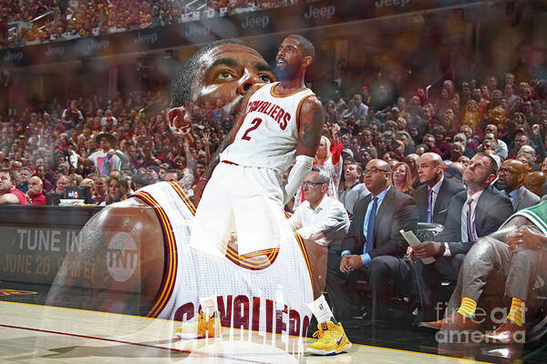 Kyrie Irving Poster featuring the photograph Kyrie Irving #9 by Nathaniel S. Butler