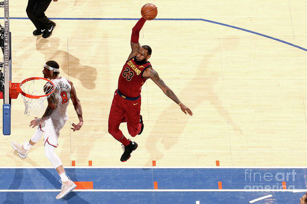 Lebron James Poster featuring the photograph Lebron James #92 by Nathaniel S. Butler