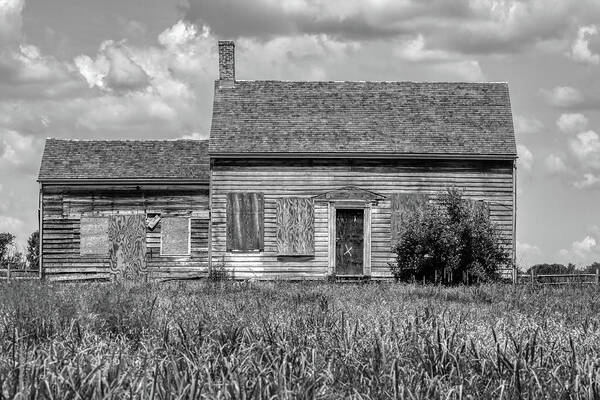 Farm House Poster featuring the photograph Abandon Farm Home of New Jersey by David Letts
